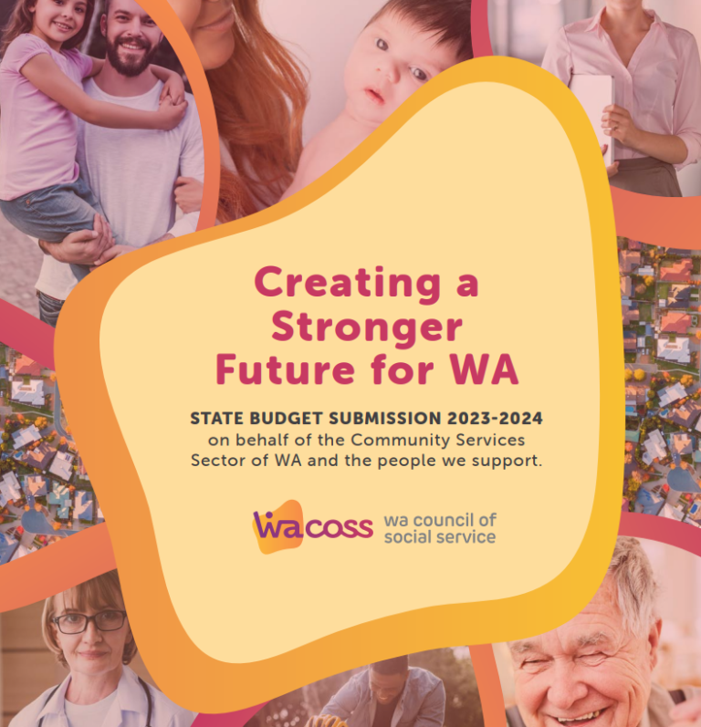 Creating a Stronger Future for WA State Budget Submission 20232024